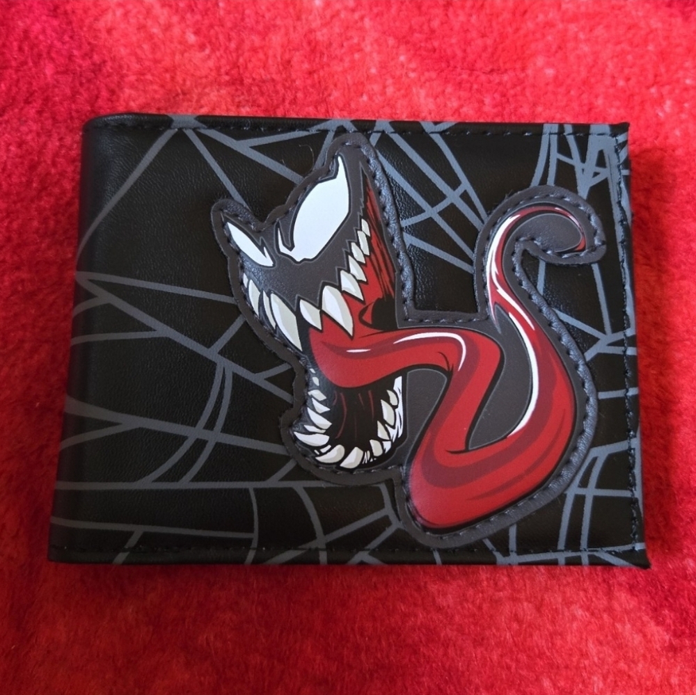 New venom Spiderman marvel comic anime manga leather wallet